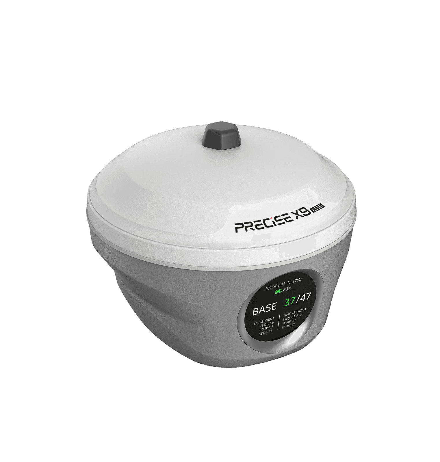 PRECISE X9 Lite receiver with bottom camera for visual stakeout