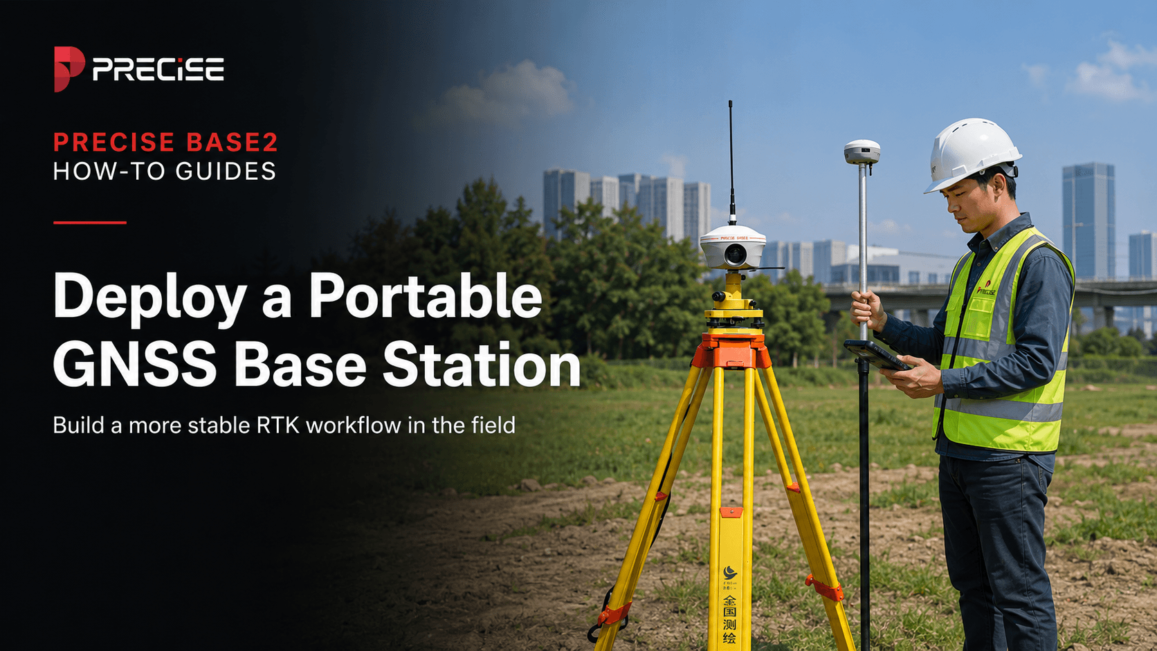 How to Deploy a Portable GNSS Base Station for Reliable RTK Surveying in the Field