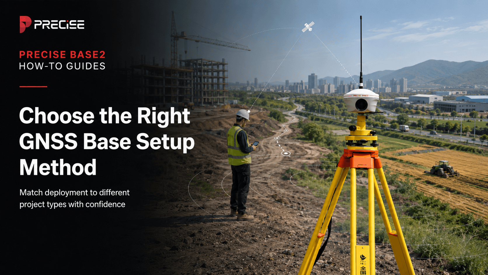 How to Choose the Right GNSS Base Setup Method for Different Project Types