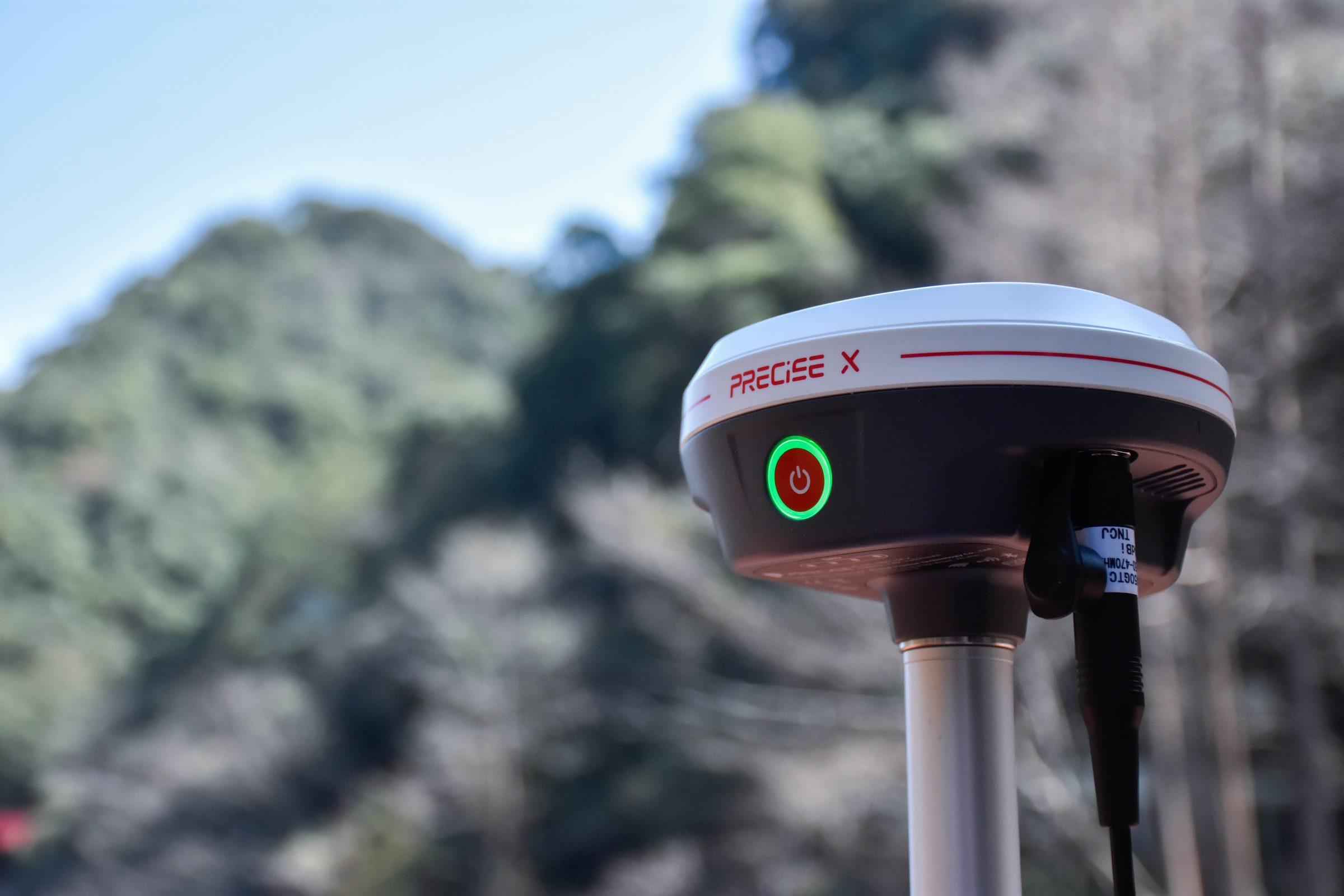 PRECISE X receiver in the field