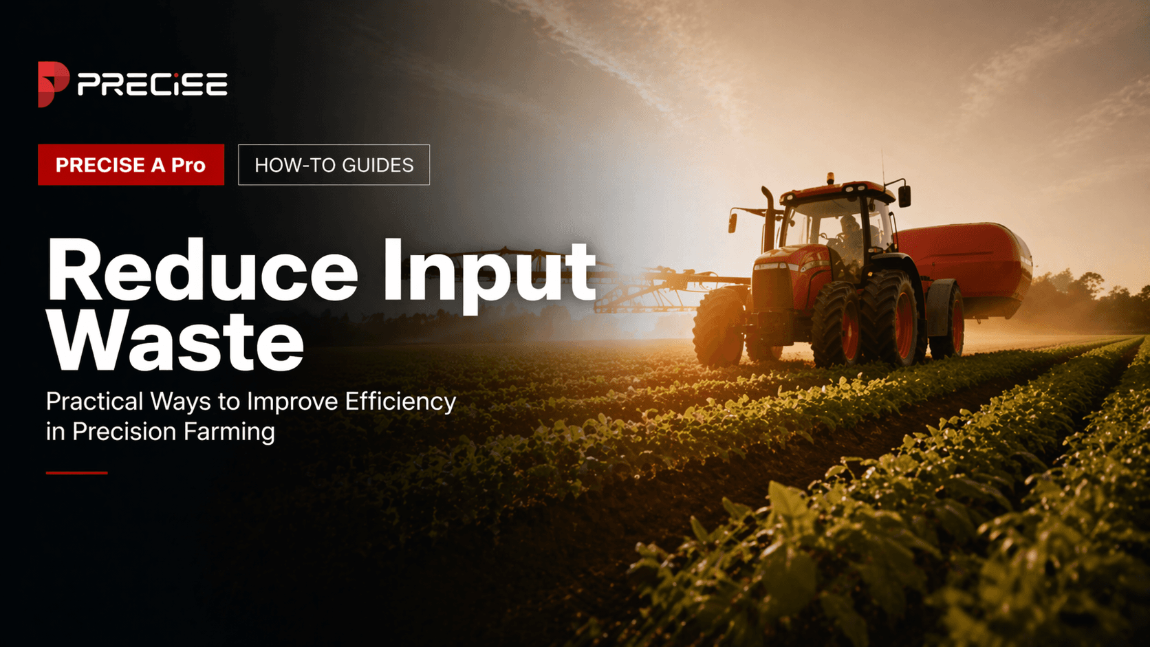 How to Reduce Input Waste in Precision Farming with ISOBUS Section Control | PRECISE A Pro