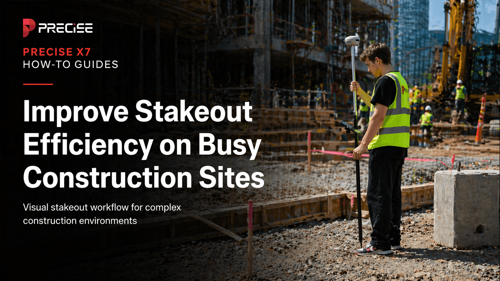 How to Improve Stakeout Efficiency on Busy Construction Sites | PRECISE X7