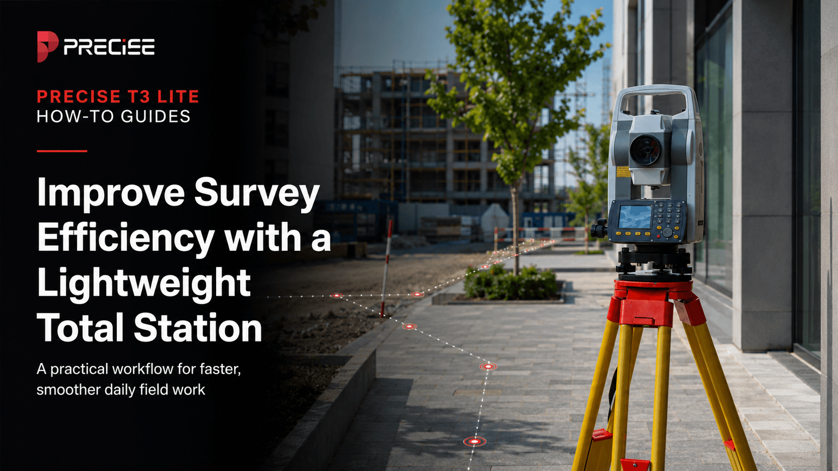 How to Improve Survey Efficiency with a Lightweight Total Station in Daily Field Work