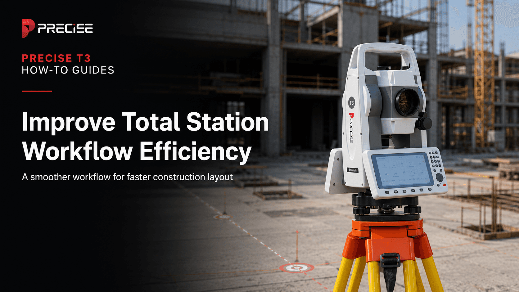 How to Improve Total Station Workflow Efficiency in High-Pressure Construction Layout