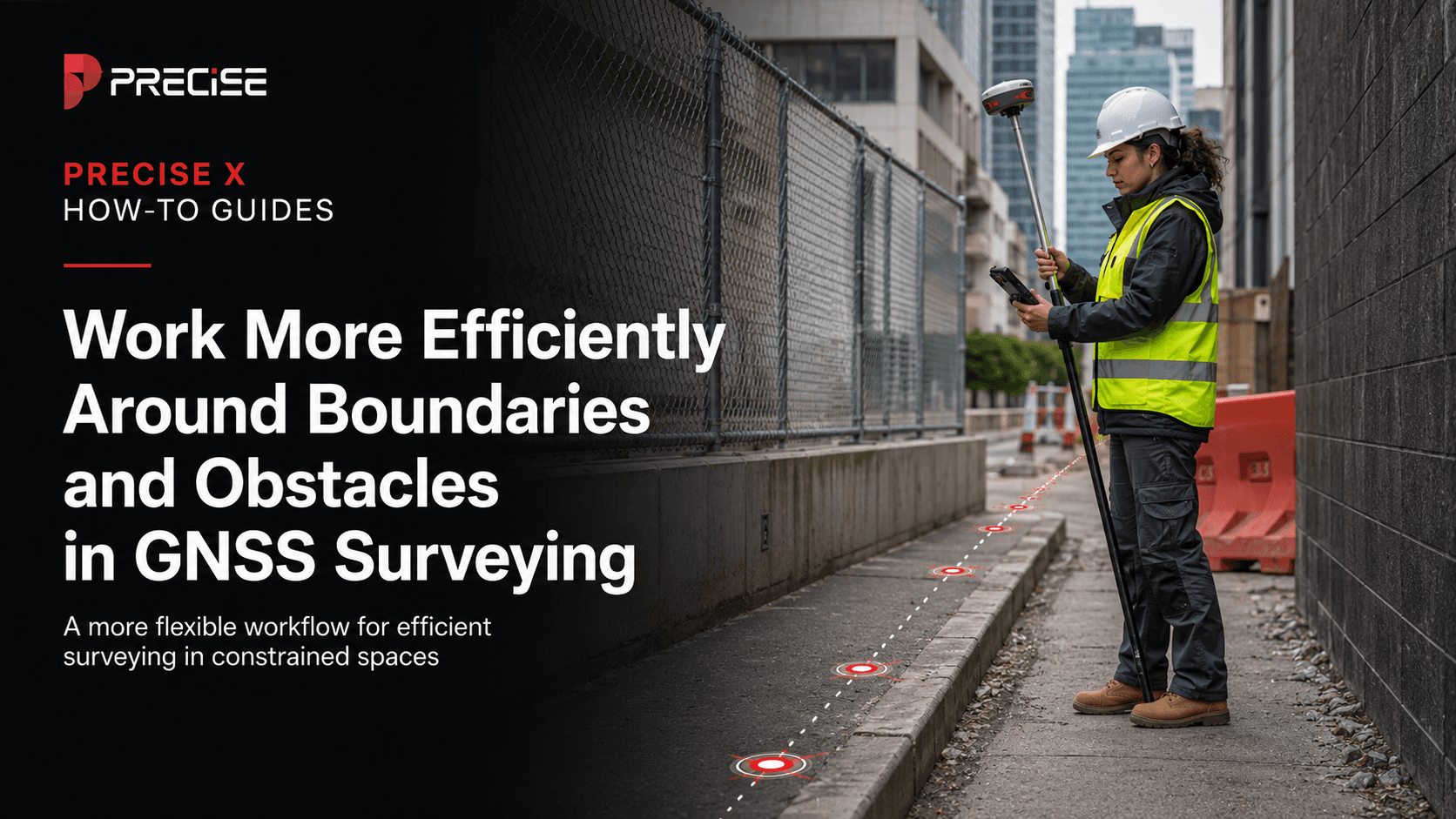 How to Work More Efficiently Around Boundaries and Obstacles in GNSS Surveying