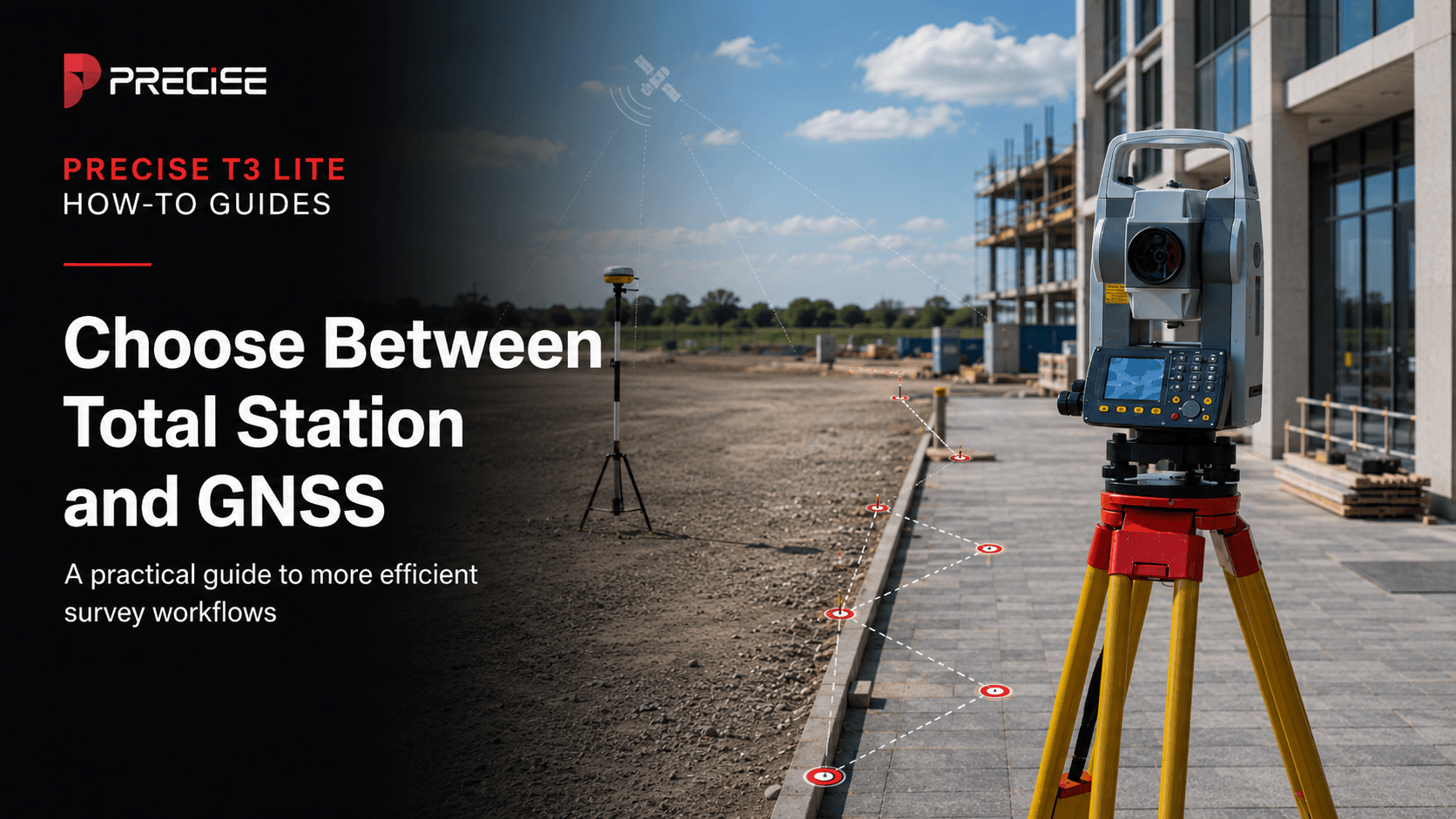 How to Choose Between Total Station and GNSS for More Efficient Survey Workflows