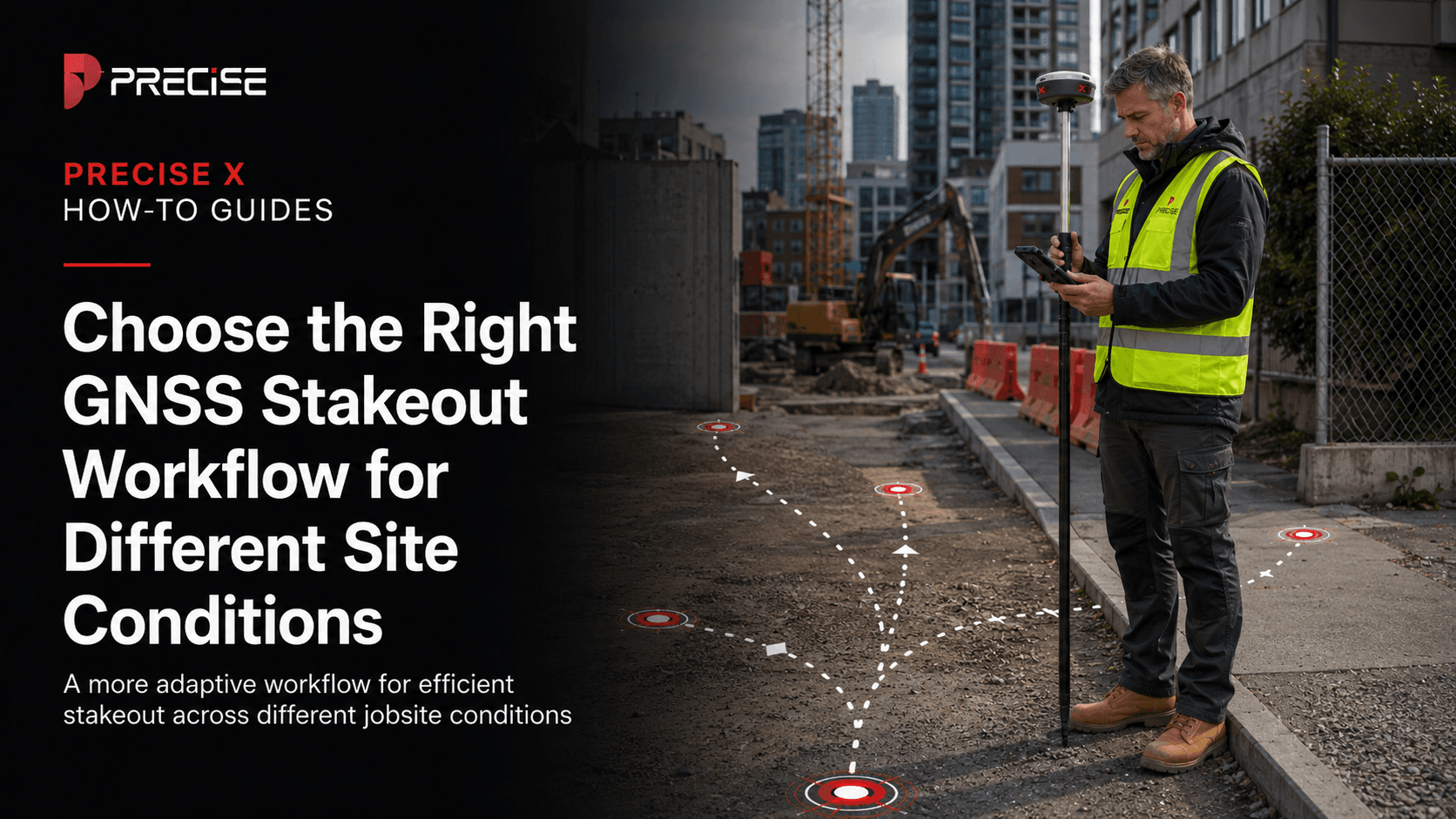 How to Choose the Right GNSS Stakeout Workflow for Different Site Conditions
