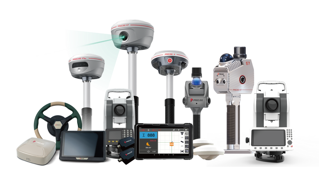 PRECISE products for surveying, construction, and agriculture
