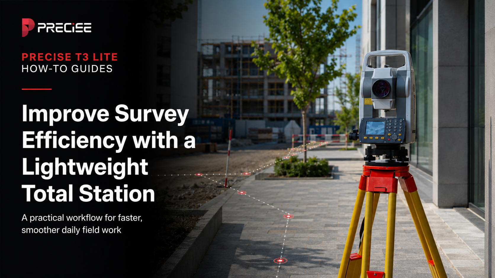 How to Improve Survey Efficiency with a Lightweight Total Station in Daily Field Work