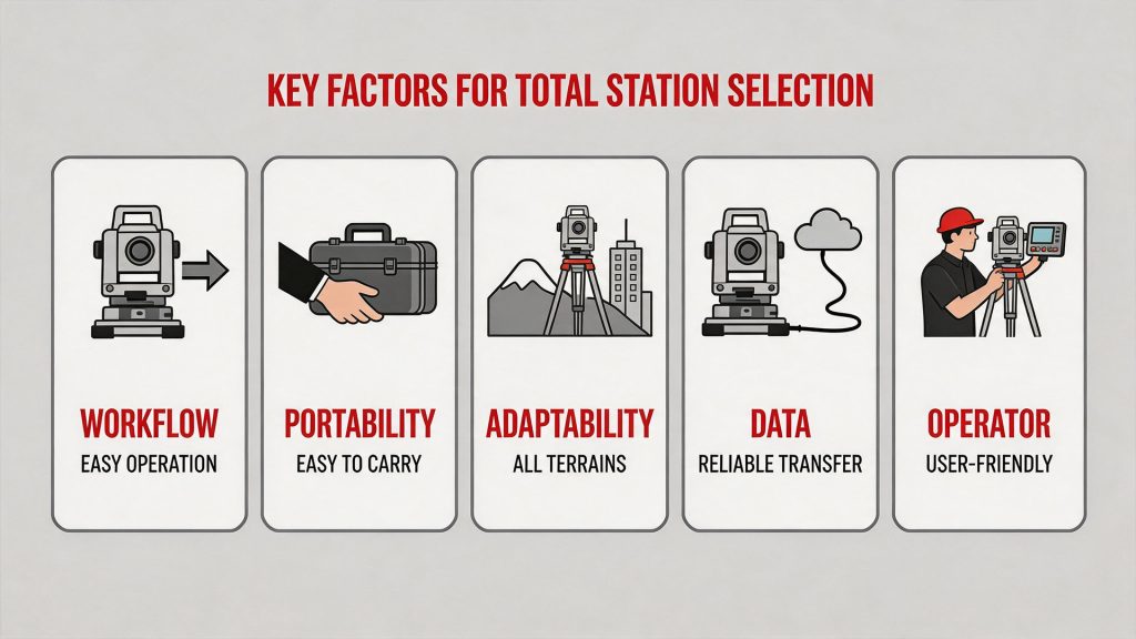 How to Choose the Right Total Station for Daily Survey Tasks 2 2 16