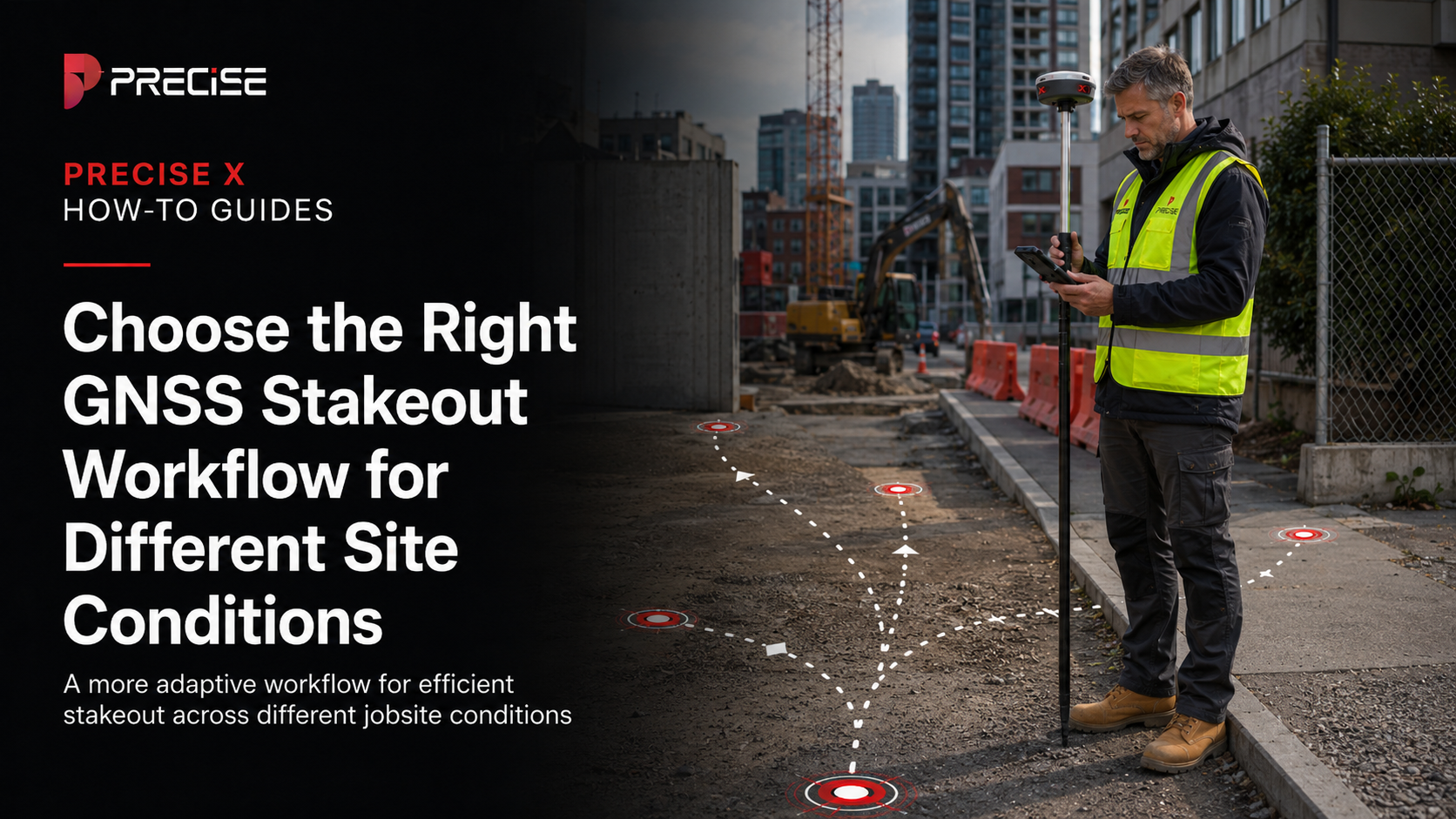 How to Choose the Right GNSS Stakeout Workflow for Different Site Conditions 1 How to Choose the Right GNSS Stakeout Workflow for Different Site Conditions